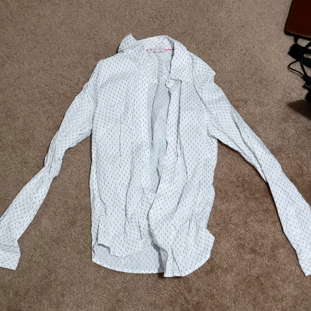 NWOT Long sleeve white shirt